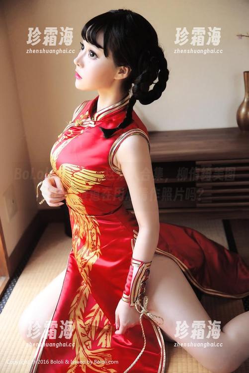 BoLoli菠萝社-柳侑绮 BoLoli菠萝社 - 这双人合集,柳侑绮美图连连,难道在用心情作照片吗?
