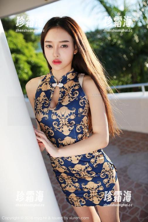 MyGirl美媛馆 - 看！薛琪琪sandy红裙私拍合集里的小花絮：风与她，