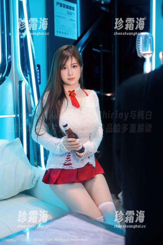 Xiuren秀人网 - 伍晓丽Shirley与纯白的游戏：图片里竟隐藏了作品的多重解读