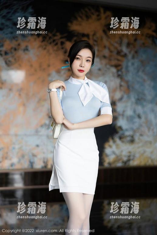 Xiuren秀人网 - 纯白的甜七七，免费写真让你想起洗涤剂广告的清新感，但更娇羞一点吧。